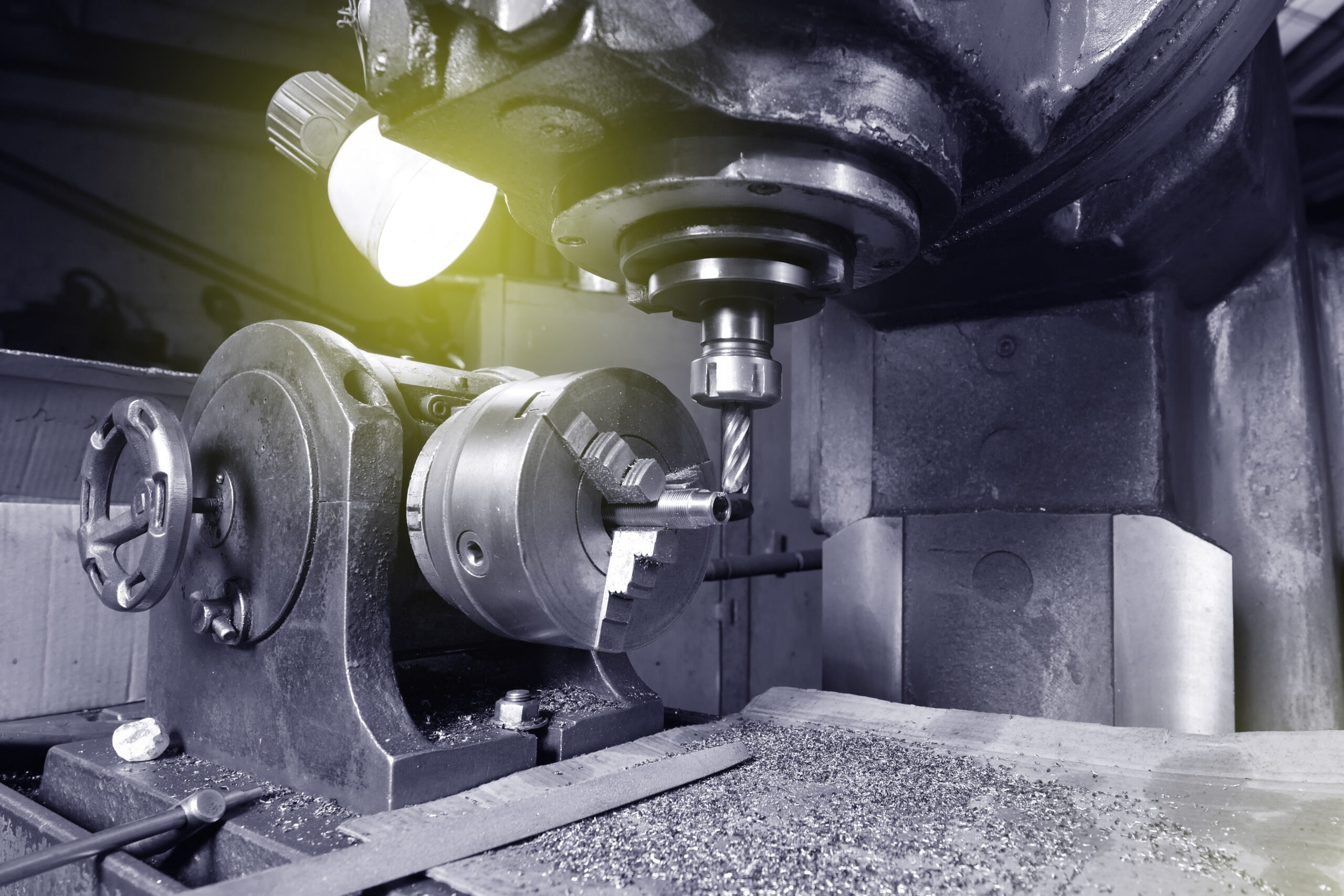 CNC lathe machining steel